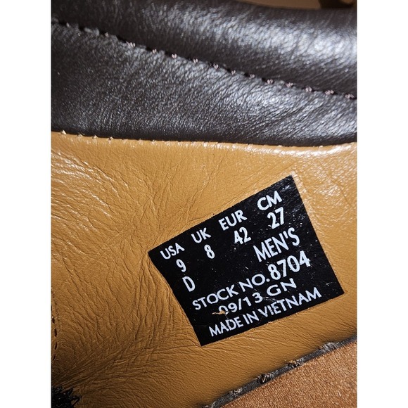 Red Wing Shoe Men 9D Stitchmax 8704 Safety Work Comfort Oxford Brown main image 2